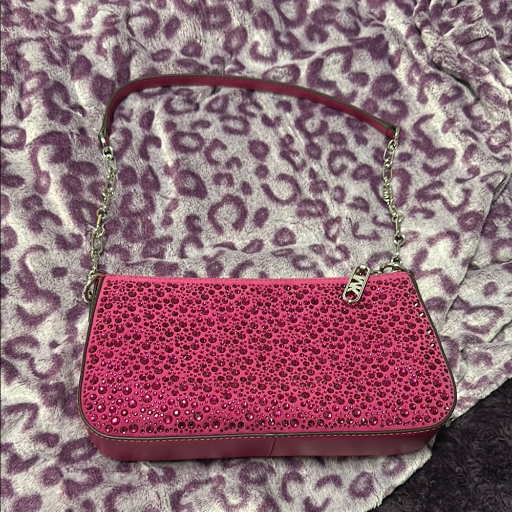 Michael kors Pink Rhinestone Shoulder Bag